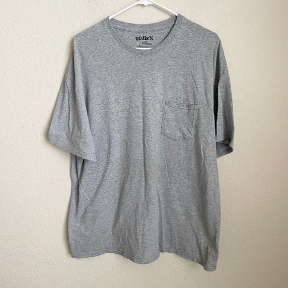 Walls T-Shirt Mens Extra Large Gray Crew Neck Pullover Outdoor Comfy Relaxed - Picture 1 of 9